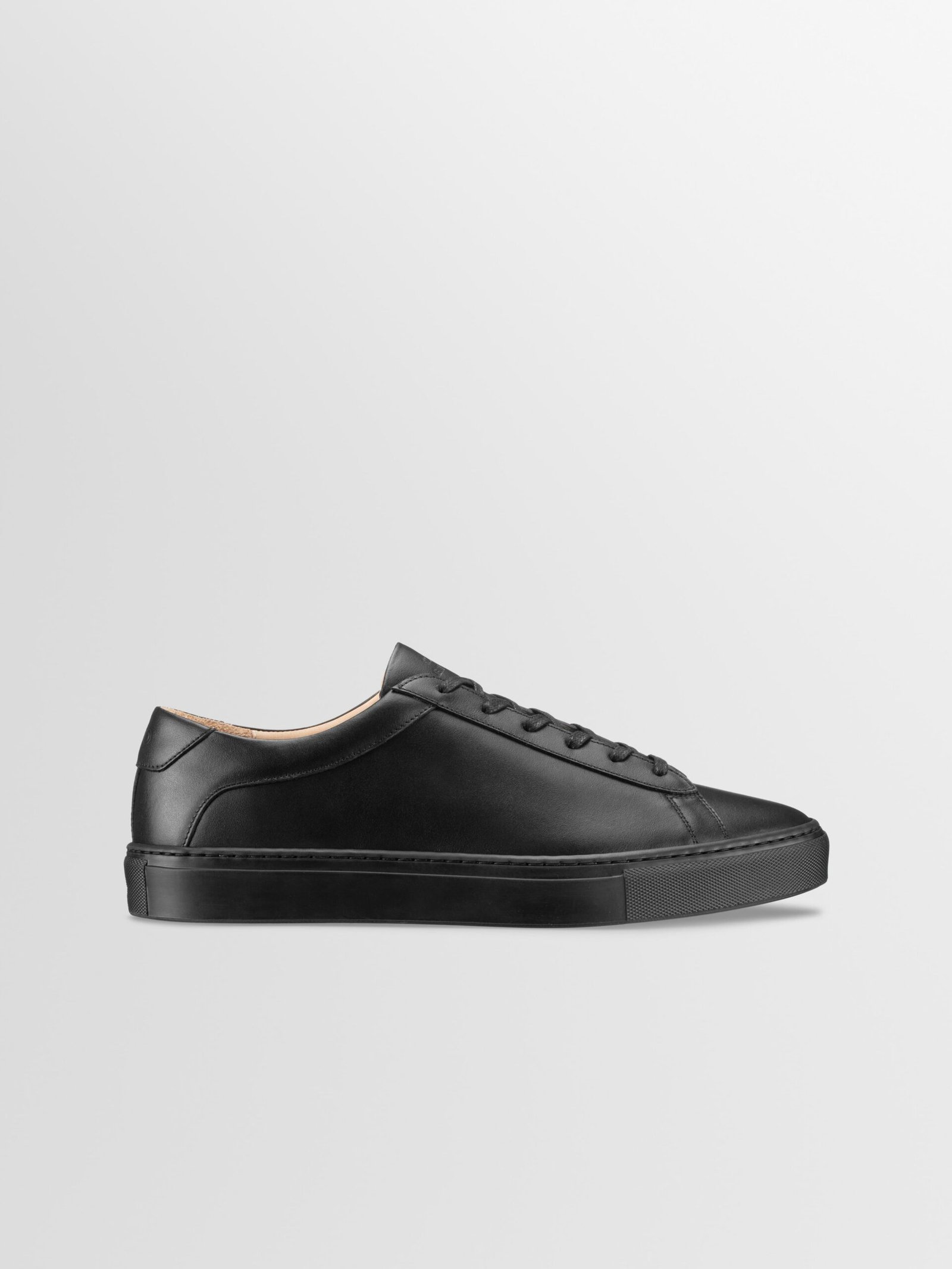 Capri-V2-nero-1-min_cc327722-a6c6-445f-9217-7f0a45acf167 Capri Leather Sneaker in Nero - Image 1