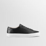Capri Leather Sneaker in Onyx Wide Fit