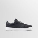 Carrara Suede Sneaker in Basalt