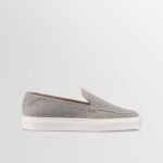 Lido Suede Loafer in Mineral